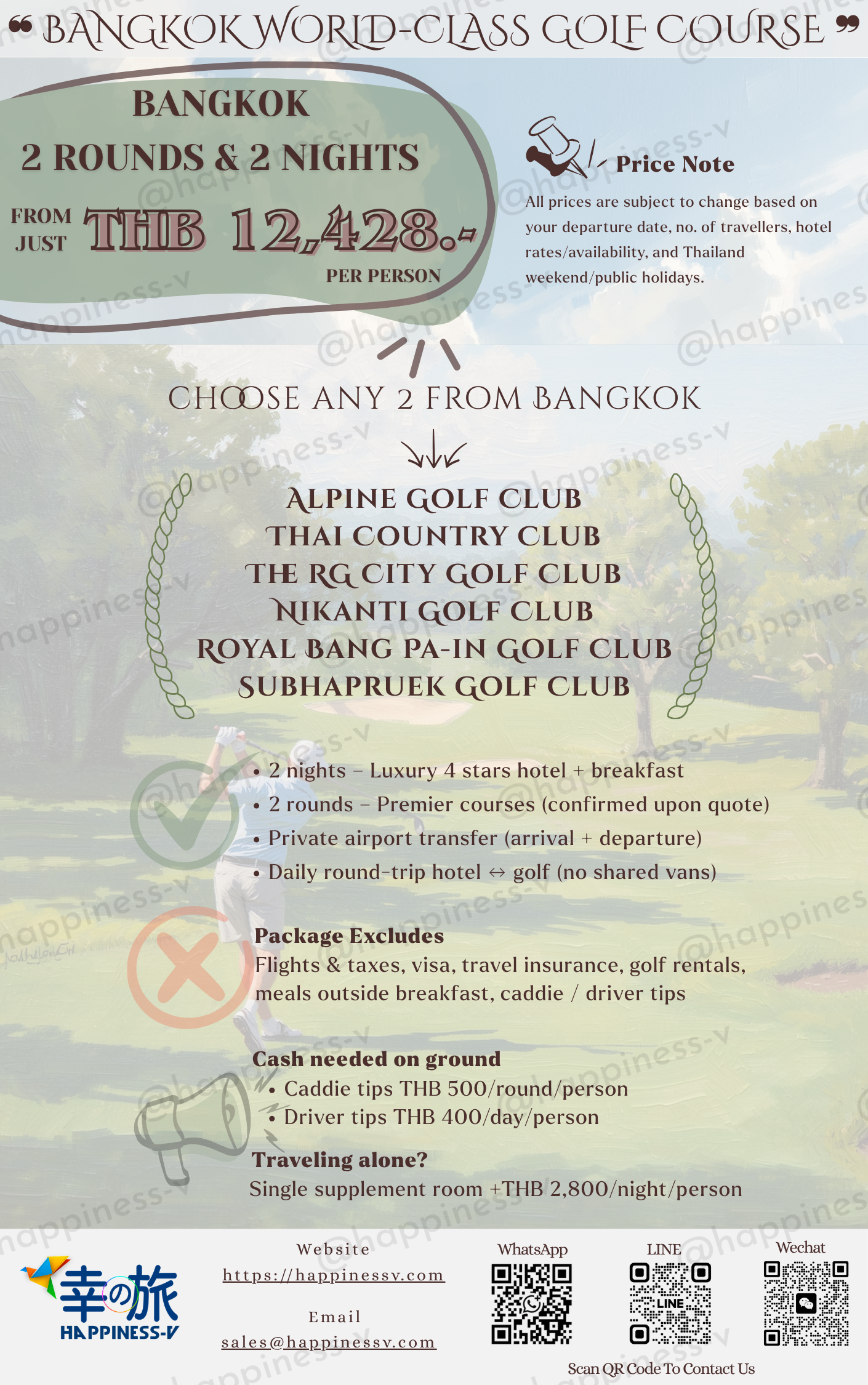 🇹🇭 Bangkok World Class Championship Golf Course