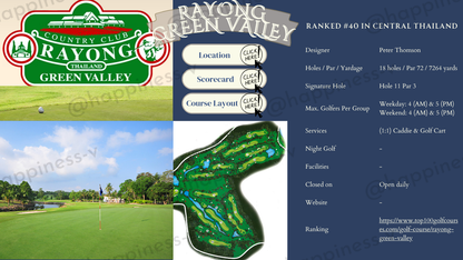 🇹🇭 Bangkok & Pattaya World Class Championship Golf Course