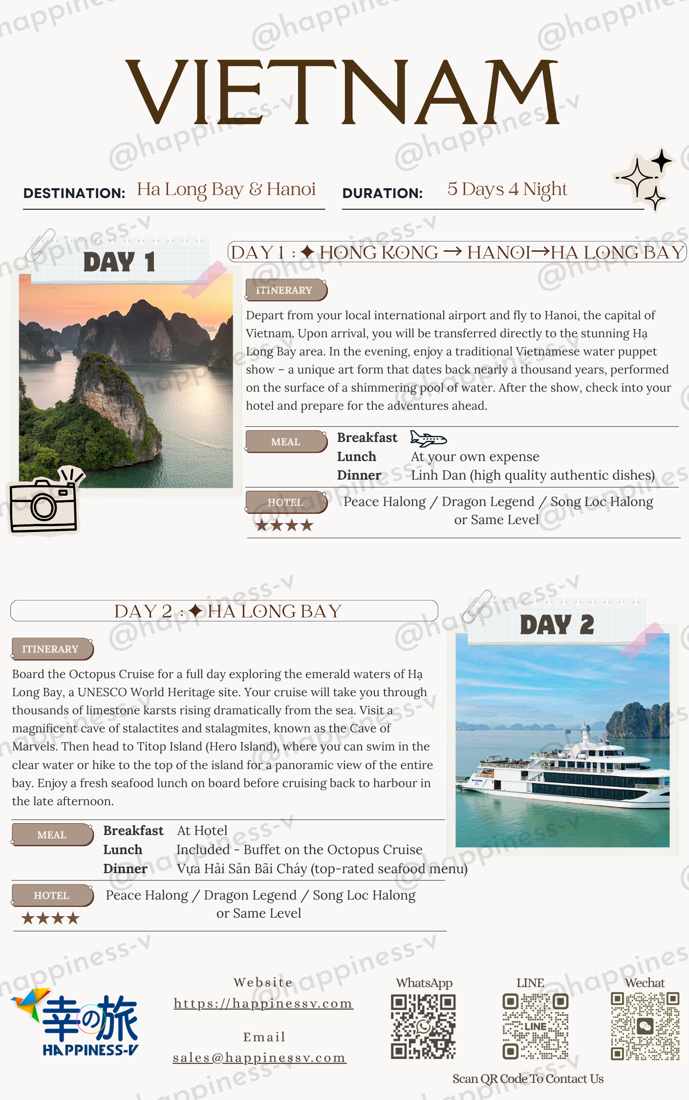 🇻🇳 Vietnam ー Hạ Long Bay & Hanoi