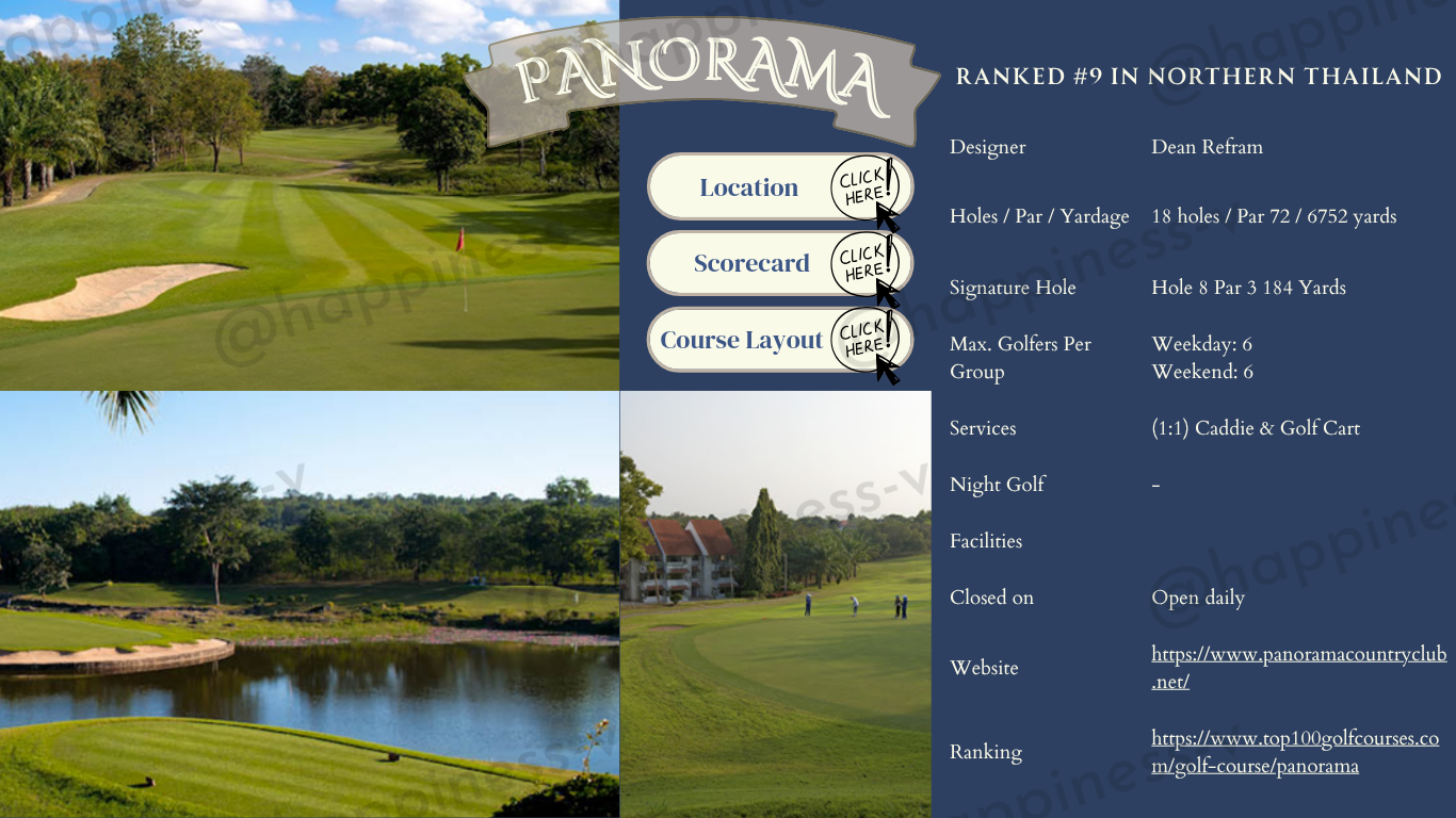 🇹🇭 Bangkok & Khao Yai World Class Championship Golf Course
