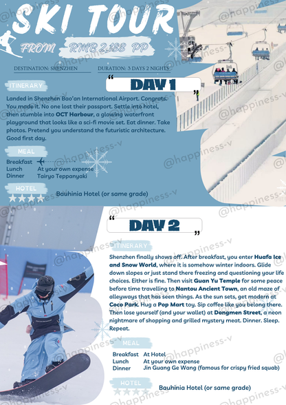 🇨🇳 China - Shenzhen Ski