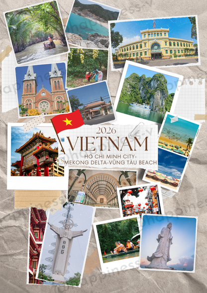 🇻🇳 Vietnam ー Ho Chi Minh City, Mekong Delta & Vũng Tàu Beach